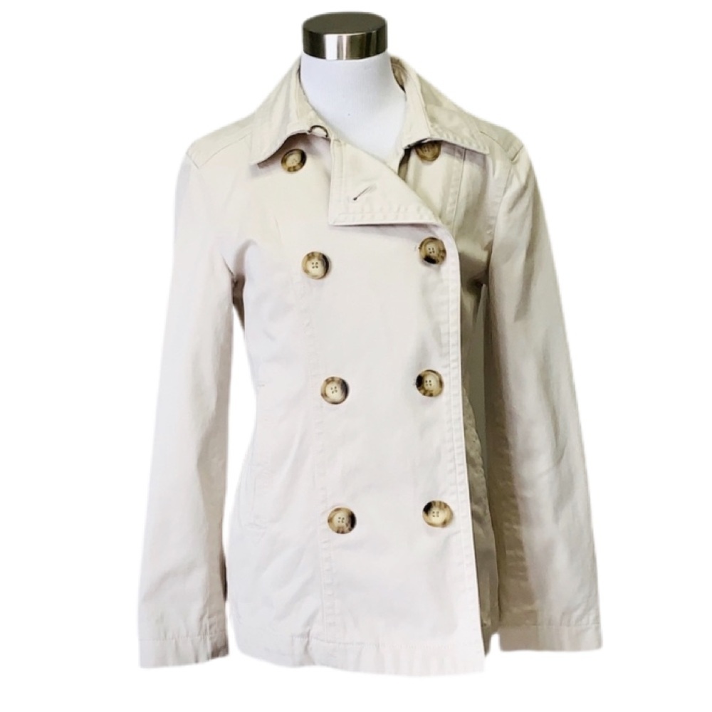 Gap Cream Double-Breasted Jacket - image 1